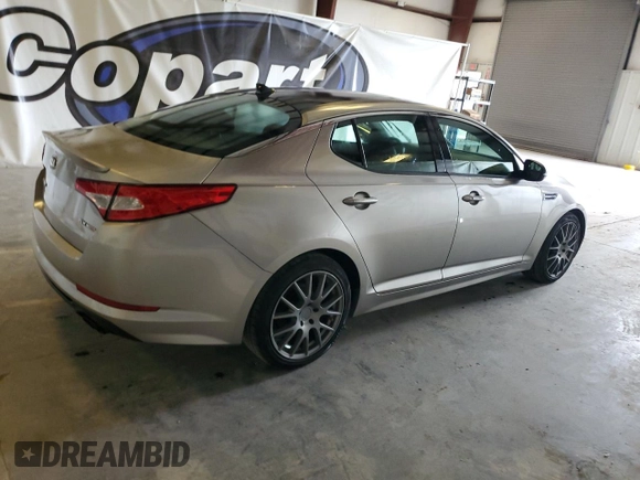 2013 Kia Optima SX with VIN 5XXGR4A63DG134942, listed as a Copart auction lot 61727985 with 169,498 mi miles and Clean title. Bid and sale history available at DreamBid. Image 3.