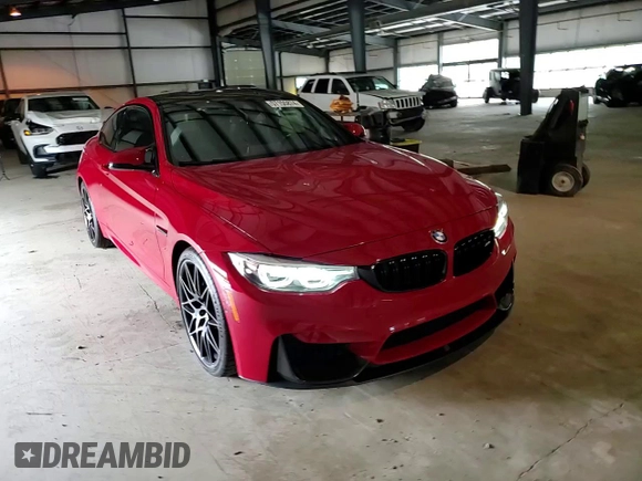 2018 BMW M4 with VIN WBS4Y9C51JAG66930, listed as a Copart auction lot 57155874 with 31,727 mi miles. Bid and sale history available at carsss.com. Image 11.