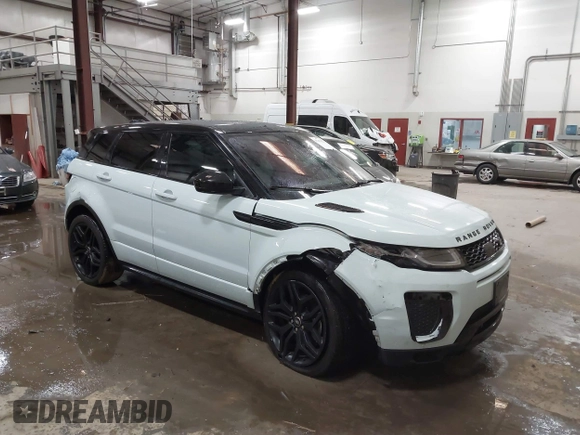 2017 Land Rover Range Rover Evoque HSE Dynamic with VIN SALVD2BG6HH170028, listed as a IAAI auction lot 41279597 with 74,731 mi miles. Bid and sale history available at carsss.com. Image 1.