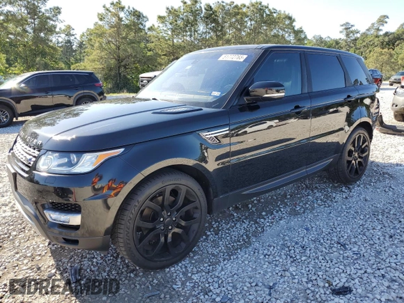 2016 Land Rover Range Rover Sport HSE with VIN SALWR2KF1GA647551, listed as a Copart auction lot 51772765 with 145,708 mi miles and Clean title. Bid and sale history available at DreamBid. Image 1.