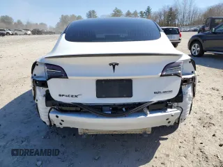 2019 Tesla Model 3 Long Range with VIN 5YJ3E1EB0KF231791, listed as a Copart auction lot 53466855 with Not Provided miles and Salvage Title. Bid and sale history available at DreamBid. Image 6.