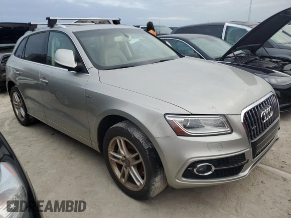 2014 Audi Q5 Prestige with VIN WA1WGAFP5EA032163, listed as a Copart auction lot 76766564 with Not provided miles and Salvage title. Bid and sale history available at DreamBid. Image 4.