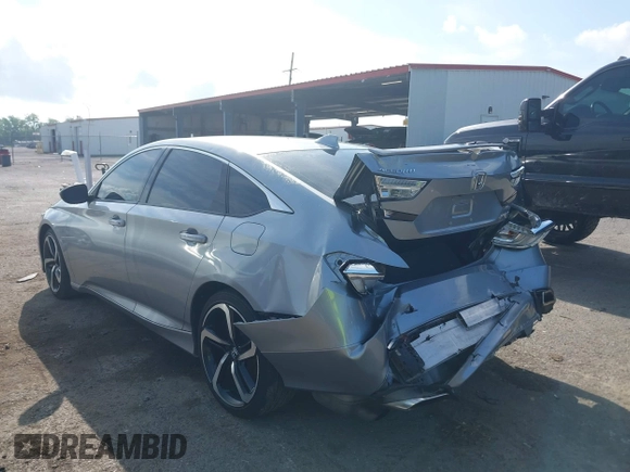 2019 Honda Accord Sport with VIN 1HGCV1F34KA089432, listed as a IAAI auction lot 42134526 with 62,398 mi miles and . Bid and sale history available at DreamBid. Image 3.