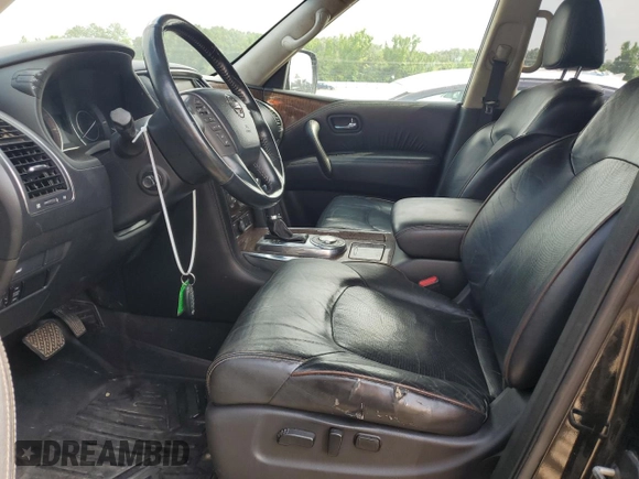 2017 Nissan Armada SV with VIN JN8AY2NDXH9004024, listed as a Copart auction lot 55520594 with 148,722 mi miles and Clean Title. Bid and sale history available at carsss.com. Image 7.
