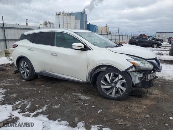 2016 Nissan Murano SL with VIN 5N1AZ2MH1GN104303, listed as a Copart auction lot 88785505 with 123,483 mi miles and Salvage Title. Bid and sale history available at carsss.com. Image 4.