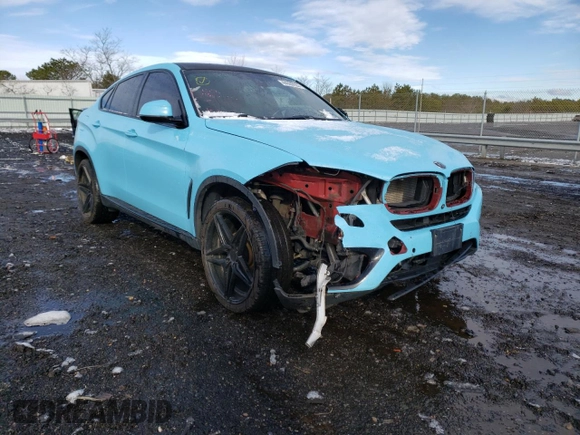 2016 BMW X6 xDrive35i with VIN 5UXKU2C54G0N82015, listed as a Copart auction lot 44609933 with 124,746 mi miles. Bid and sale history available at carsss.com. Image 4.