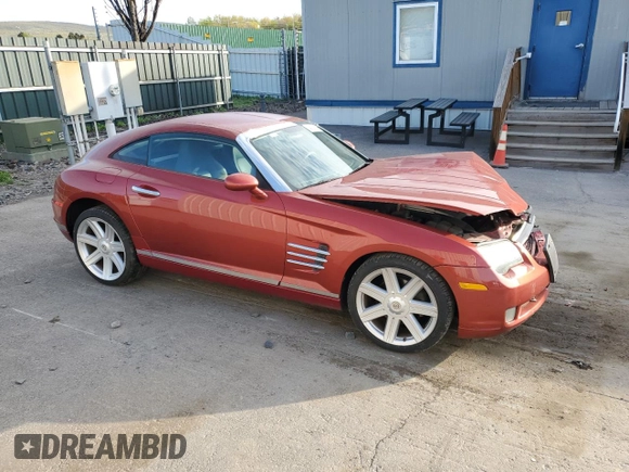 2004 Chrysler Crossfire z VIN 1C3AN69L44X018542, wystawiony jako Copart lot #54742605 z przebiegiem 164 695 mil mil oraz Szkody całkowita. Historia ofert i sprzedaży dostępna na DreamBid. Obrazek 4.