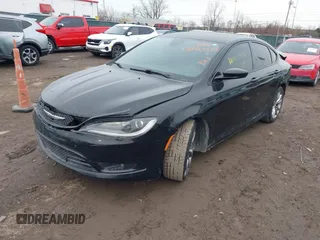 2016 Chrysler 200 S with VIN 1C3CCCBG6GN118068, listed as a IAAI auction lot 41465526 with 114,499 mi miles. Bid and sale history available at carsss.com. Image 2.