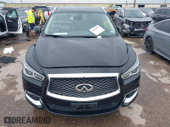2019 Infiniti QX60 Luxe with VIN 5N1DL0MN8KC507367, listed as a IAAI auction lot 42476877 with 69,810 mi miles and . Bid and sale history available at DreamBid. Image 12.