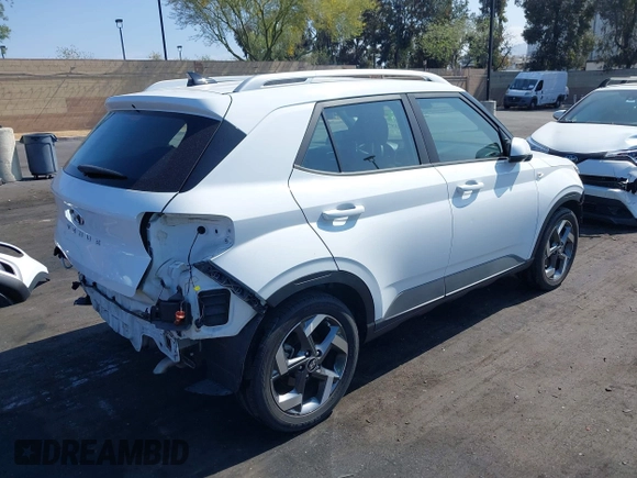 2022 Hyundai Venue Limited with VIN KMHRC8A3XNU185711, listed as a IAAI auction lot 42195088 with 31,957 mi miles and . Bid and sale history available at DreamBid. Image 4.