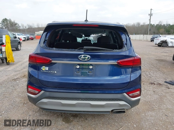 2020 Hyundai Santa Fe SE with VIN 5NMS23AD6LH174584, listed as a IAAI auction lot 41813950 with 107,852 mi miles. Bid and sale history available at carsss.com. Image 17.