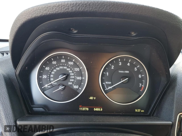 2015 BMW 2 Series 228i with VIN WBA1F5C59FV257321, listed as a Copart auction lot 80915464 with 113,776 mi miles and Salvage title. Bid and sale history available at DreamBid. Image 9.