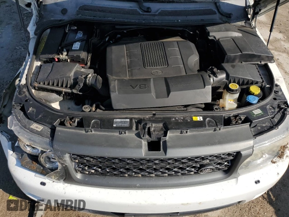 2011 Land Rover Range Rover Sport HSE Lux z VIN SALSK2D40BA704989, wystawiony jako Copart lot #52534905 z przebiegiem Nie podano mil oraz Szkoda całkowita • Salvage title. Historia ofert i sprzedaży dostępna na DreamBid. Obrazek 12.