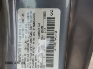2017 Infiniti Q60 Premium with VIN JN1CV7EL7HM320126, listed as a Copart auction lot 58373345 with 97,122 mi miles and Salvage title. Bid and sale history available at DreamBid. Image 12.