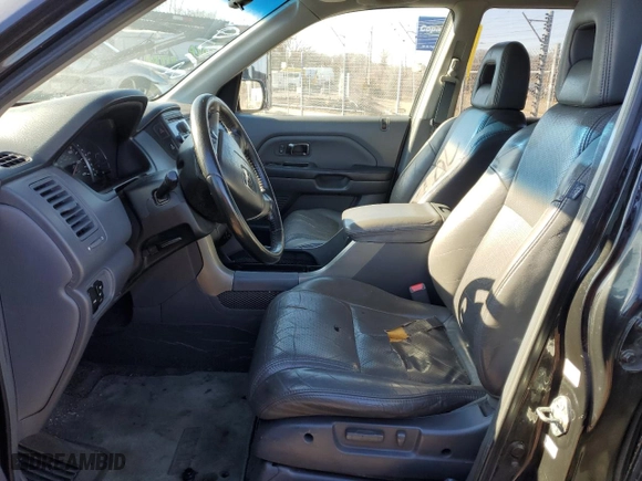 2003 Honda Pilot EX with VIN 2HKYF18633H541583, listed as a Copart auction lot 45455475 with 0 mi miles and Salvage Title. Bid and sale history available at carsss.com. Image 7.