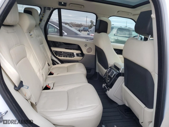 2019 Land Rover Range Rover with VIN SALGR2RV9KA555632, listed as a Copart auction lot 78297433 with 26,880 mi miles and Salvage Title. Bid and sale history available at carsss.com. Image 10.