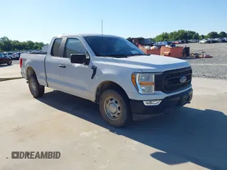 2022 Ford F-150 XL with VIN 1FTFX1E8XNKE11055, listed as a IAAI auction lot 42168201 with 50,640 mi miles and . Bid and sale history available at DreamBid. Image 1.