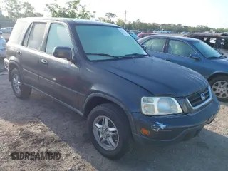 2001 Honda CR-V SE with VIN JHLRD18781C053342, listed as a IAAI auction lot 41972318 with 193,481 mi miles. Bid and sale history available at carsss.com. Image 1.