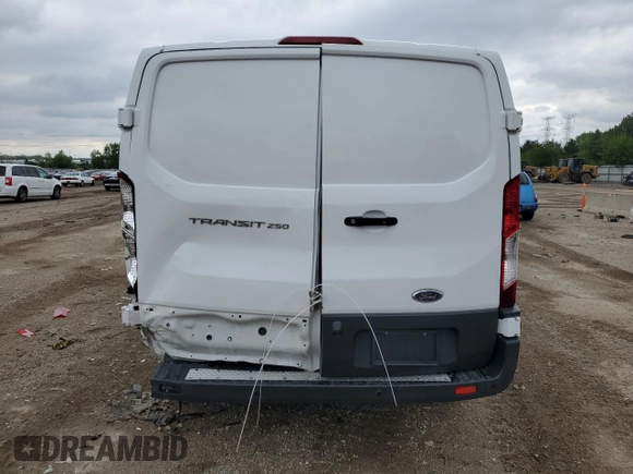2018 Ford Transit with VIN 1FTYR1ZM2JKB52288, listed as a Copart auction lot 58154535 with 109,620 mi miles and Salvage title. Bid and sale history available at DreamBid. Image 6.