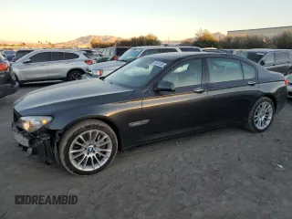 2012 BMW 7 Series 750Li with VIN WBAKB8C59CC964363, listed as a Copart auction lot 89381095 with 103,010 mi miles and Salvage Title. Bid and sale history available at carsss.com. Image 1.