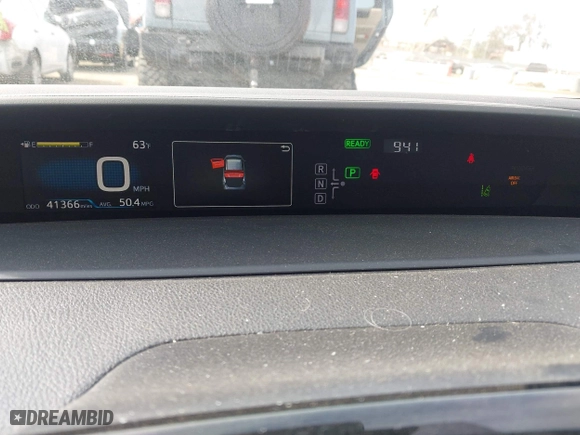 2016 Toyota Prius Four with VIN JTDKARFU6G3005636, listed as a IAAI auction lot 41914432 with 41,366 mi miles. Bid and sale history available at carsss.com. Image 7.