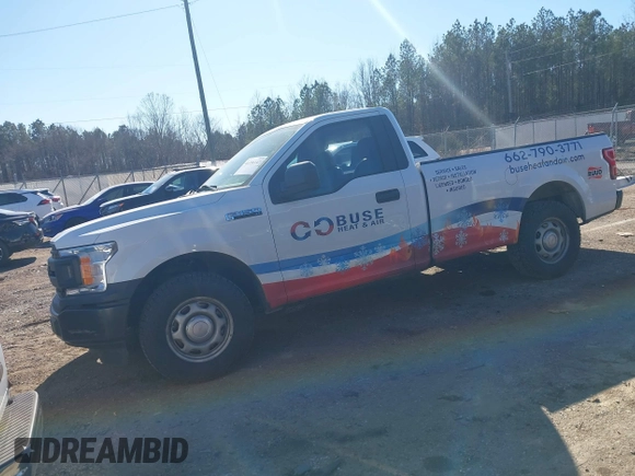 2018 Ford F-150 XL with VIN 1FTMF1C59JKF99158, listed as a IAAI auction lot 41356147 with 200,694 mi miles. Bid and sale history available at carsss.com. Image 20.
