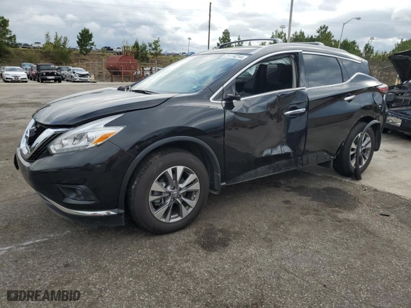 2017 Nissan Murano SL with VIN 5N1AZ2MG9HN104736, listed as a Copart auction lot 71114214 with 60,361 mi miles and Salvage Title. Bid and sale history available at carsss.com. Image 1.