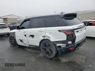 2019 Land Rover Range Rover Sport HSE with VIN SALWR2RV5KA422443, listed as a Copart auction lot 53635795 with 108,818 mi miles and Salvage title. Bid and sale history available at DreamBid. Image 2.