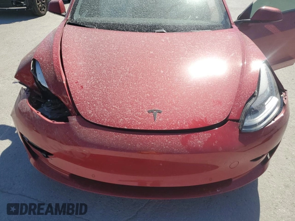 2021 Tesla Model 3 Performance with VIN 5YJ3E1EC9MF013392, listed as a Copart auction lot 48488125 with 55,402 mi miles and Salvage Title. Bid and sale history available at DreamBid. Image 12.