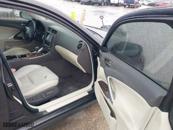 2010 Lexus IS 250 with VIN JTHBF5C25A5120963, listed as a IAAI auction lot 41535633 with 189,887 mi miles. Bid and sale history available at carsss.com. Image 5.