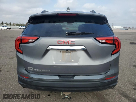 2018 GMC Terrain SLE with VIN 3GKALMEV9JL218342, listed as a Copart auction lot 52577485 with 74,361 mi miles and Salvage Title. Bid and sale history available at carsss.com. Image 6.