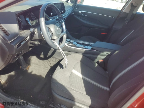 2021 Hyundai Sonata Hybrid SEL with VIN KMHL34JJ4MA034084, listed as a Copart auction lot 45387285 with 49,909 mi miles and Salvage Title. Bid and sale history available at carsss.com. Image 7.