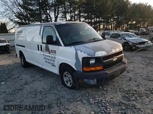 2003 Chevrolet Express Cargo with VIN 1GCFG25T331166595, listed as a Copart auction lot 88467555 with 46,303 mi miles and Salvage Title. Bid and sale history available at DreamBid. Image 11.