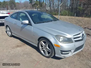 2012 Mercedes-Benz C-Class C 250 with VIN WDDGJ4HB8CF822528, listed as a IAAI auction lot 41702305 with 161,346 mi miles. Bid and sale history available at carsss.com. Image 1.