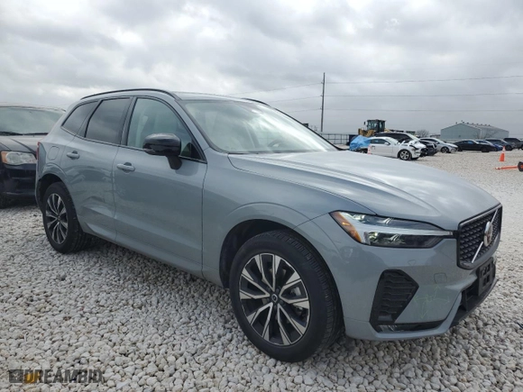 2024 Volvo XC60 Core Dark Theme with VIN YV4L12RKXR1763710, listed as a Copart auction lot 48162225 with 12,694 mi miles and Salvage Title. Bid and sale history available at carsss.com. Image 4.