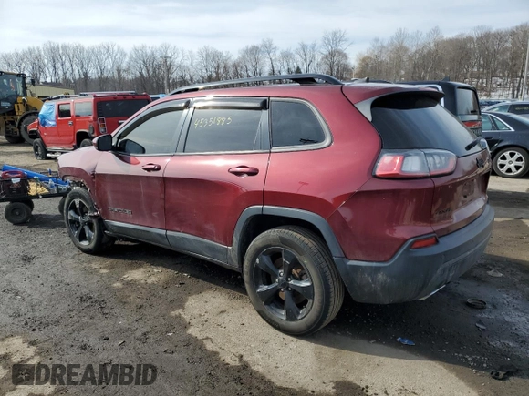 2019 Jeep Cherokee Latitude Plus with VIN 1C4PJMLX8KD369356, listed as a Copart auction lot 45351885 with 134,633 mi miles and Salvage Title. Bid and sale history available at carsss.com. Image 2.