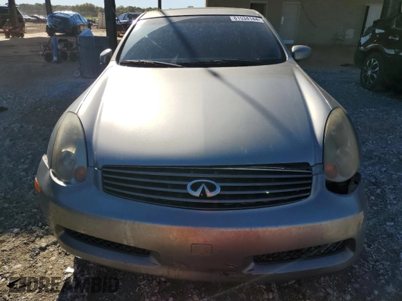 2004 Infiniti G35 Coupe w/Leather with VIN JNKCV54E44M827899, listed as a Copart auction lot 81534144 with 215,637 mi miles and Salvage Title. Bid and sale history available at carsss.com. Image 5.