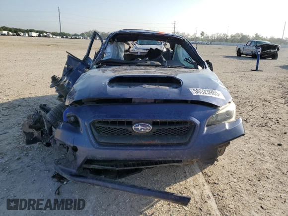 2017 Subaru WRX Limited with VIN JF1VA1L62H9803382, listed as a Copart auction lot 50523985 with 168,584 mi miles and Salvage title. Bid and sale history available at DreamBid. Image 5.