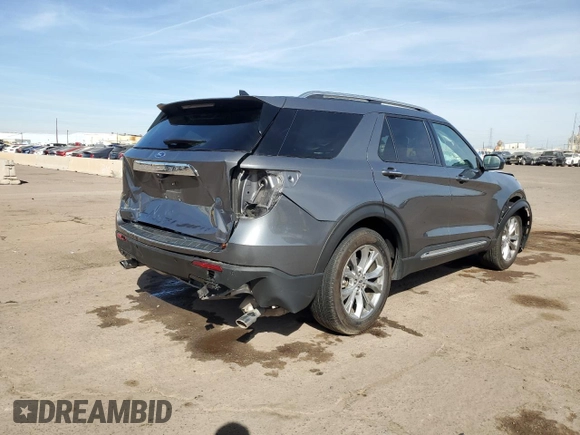 2024 Ford Explorer Limited with VIN 1FMSK7FH4RGA05338, listed as a Copart auction lot 46061075 with 22,197 mi miles and Clean Title. Bid and sale history available at carsss.com. Image 3.