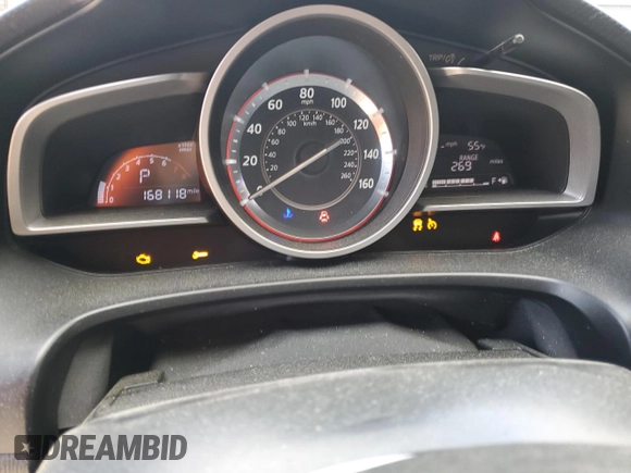 2015 Mazda 3 i Sport with VIN 3MZBM1U76FM160364, listed as a Copart auction lot 53371425 with 168,118 mi miles and Clean Title. Bid and sale history available at carsss.com. Image 9.