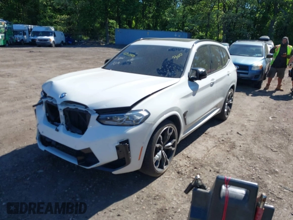 2022 BMW X3 M with VIN 5YM13EC05N9J35019, listed as a IAAI auction lot 42303329 with 44,972 mi miles and . Bid and sale history available at DreamBid. Image 18.