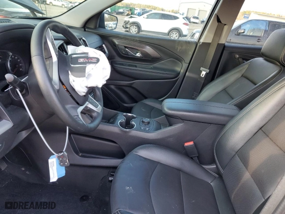 2024 GMC Terrain SLT with VIN 3GKALVEG8RL255840, listed as a Copart auction lot 45296615 with 10,591 mi miles and Salvage Title. Bid and sale history available at carsss.com. Image 7.