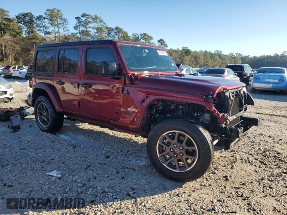 2021 Jeep Wrangler Unlimited Sport S с VIN 1C4HJXDNXMW680247, выставлен на аукционе Copart как лот 87862955 с пробегом 77 061 миль миль и Чистый • Clean title. История ставок и продаж доступна на DreamBid. Изображение 4.