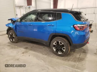 2018 Jeep Compass Trailhawk with VIN 3C4NJDDB3JT234532, listed as a Copart auction lot 55029605 with 99,614 mi miles and Salvage title. Bid and sale history available at DreamBid. Image 2.