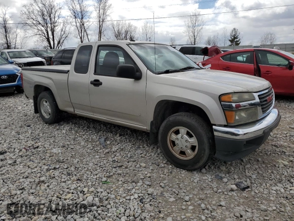 2008 GMC Canyon SLE1 with VIN 1GTCS199188137251, listed as a Copart auction lot 52052755 with 109,892 mi miles and Clean Title. Bid and sale history available at carsss.com. Image 4.