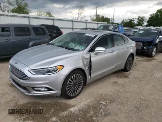2017 Ford Fusion SE with VIN 3FA6P0T95HR348605, listed as a Copart auction lot 58042415 with 53,173 mi miles and Clean title. Bid and sale history available at DreamBid. Image 1.