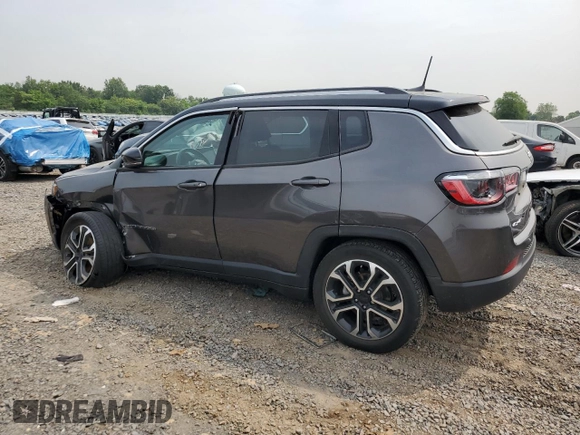2022 Jeep Compass Limited with VIN 3C4NJDCB2NT130380, listed as a Copart auction lot 59363255 with 26,078 mi miles and Salvage title. Bid and sale history available at DreamBid. Image 2.