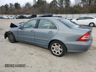 2005 Mercedes-Benz C 240 with VIN WDBRF61JX5F577623, listed as a Copart auction lot 41761925 with 74,095 mi miles and Salvage Title. Bid and sale history available at DreamBid. Image 2.