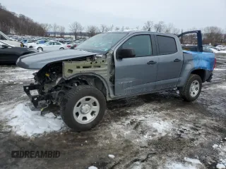 2021 Chevrolet Colorado 4WD Work Truck with VIN 1GCGTBEN9M1212952, listed as a Copart auction lot 42738475 with Not provided miles and Salvage title. Bid and sale history available at DreamBid. Image 1.