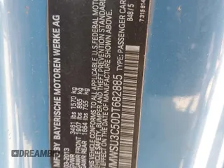 2013 MINI Hardtop with VIN WMWSU3C50DT682885, listed as a Copart auction lot 54238515 with 115,712 mi miles and Salvage Title. Bid and sale history available at DreamBid. Image 12.